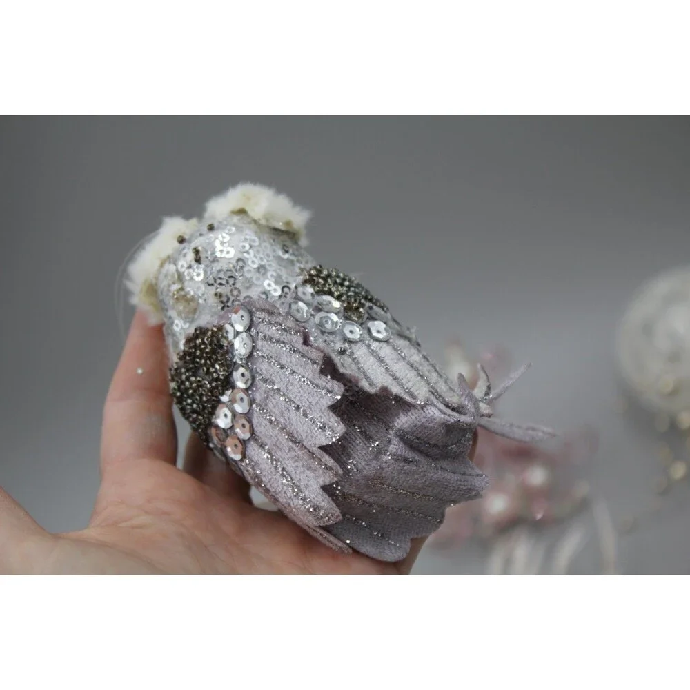 12 Pcs Mushrooms Unicorn Ornament Lot Vintage-Inspired At Home Magical Winter